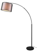 Piantana da Interno Attacco E27 in Metallo Nero Opaco