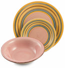 Servizio Piatti 18 Pezzi in Stoneware Soriani Saint Tropez Multicolor