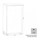 Mobiletto 1 Anta 45x38x85 h cm in Truciolare bilaminato Noce