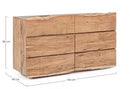 Cassettiera 6 Cassetti 142x45x83h cm Aron 