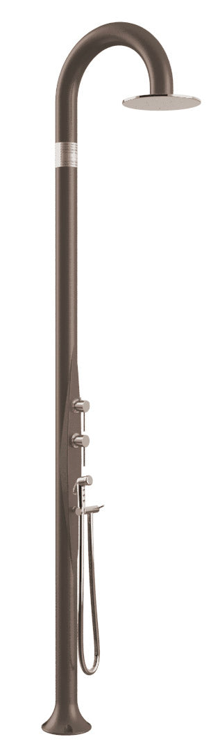 Doccia da Esterno Giardino Miscelatore Deviatore e Doccetta Mobile Arkema Funny Yin Dove Gray online