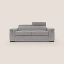 Divano Letto 3 Posti 240x100x95 cm in Tessuto Grigio Chiaro