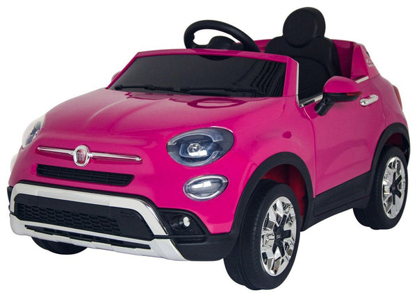 Macchina Elettrica per Bambini 12V con Licenza Fiat 500X Rosa online