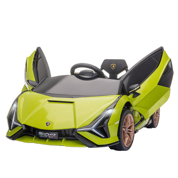 Macchina Elettrica per Bambini 12V con Licenza Lamborghini Sian FKP 37 Verde prezzo