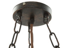 Lampadario Gothic Ø60x30 cm in Ferro