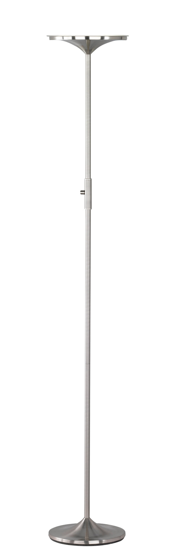 acquista Piantana da Interno a LED in Metallo Nickel Opaco