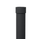 Base per Ombrellone Ø46,5 cm da 15kg per Pali da Ø3,8 e Ø4,8 cm in Plastica e Cemento Nero   