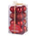 Set 16 Palle di Natale Ø5 cm in Plastica Rosso