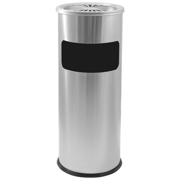 Cestino Gettacarte Posacenere Ø24,7 cm in Acciaio 10L per Interno Esterno prezzo