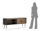 Mobile Porta TV Toronto 150x42x58 cm in Abete e Ferro      