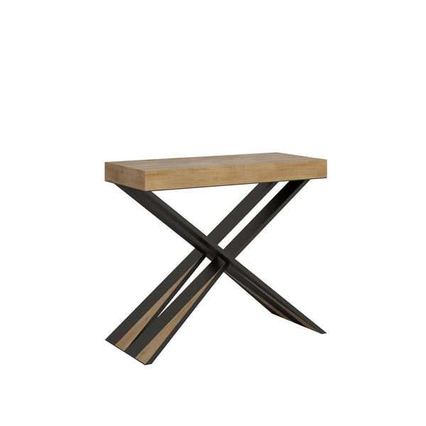 prezzo Consolle Allungabile 90-196x40x77 cm in Nobilitato Marrone