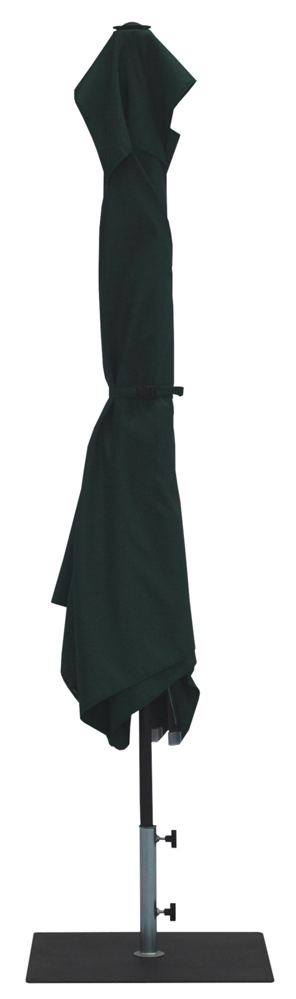 Ombrellone da Giardino 3x2 m Palo Ø38 mm in Alluminio Tessuto Poliestere Trend Verde