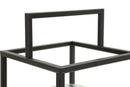 Lanterna Simply Open Ø18x31 cm in Metallo e Vetro Nero      