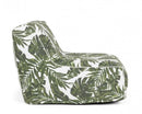 Poltrona Pouf Chaise Longue Gonfiabile 90x60x70 cm Tessuto in Poliestere Esotic