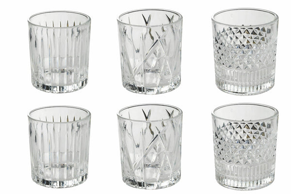 sconto Set 6 Bicchieri Acqua 310 ml in Vetro Villa d'Este Home Tivoli Vintage