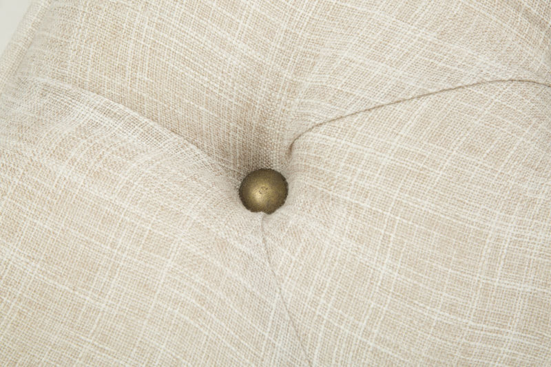 Set 2 Pouf Contenitore Tirana Coppia 102x43,5x49,5 - 82x36x37 cm in Legno e Ferro 