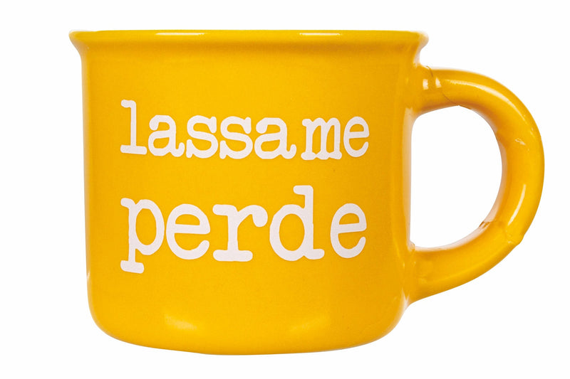 SWEEJAR Tazze da caffè in porcellana con piattino, 113,4 ml, impilabili per cappuccino con supporto in metallo, per bevande caffè, latte, tè, set di 4 (blu nebbia