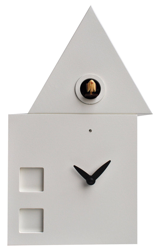 sconto Orologio a Cucù da Parete 18x30x11cm Pirondini Italia H/2 Bianco