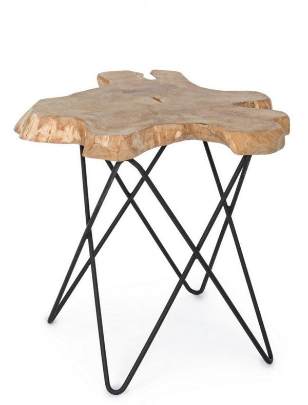 Tavolino 50x50x50 cm Savanna in Legno Nero prezzo