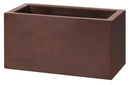 Vaso 80x40x40 cm in Resina Schio Cassa Maxi Bronzo