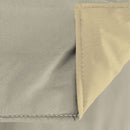 Trapunta Invernale Tinta Unita in Microfibra 200gr Tortora Panna Varie Misure