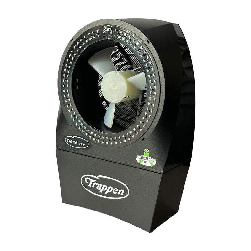 Zanzariera Elettrica ad Aspirazione 13W Trappen Tiger Beauty con Luce Rossa 660 nm  