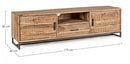 Mobile TV 2 Ante 1 Cassetto 175x40x50h cm Elmer 