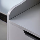 Cassapanca Baule Portagiochi 60x40x48 cm in MDF Grigio