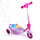Monopattino Elettrico a Batteria 3 Ruote per Bambini Sparabolle con Licenza Disney Princess