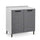 Base cucina 80x50x85H cm due ante cemento