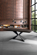 Tavolo Fisso 160x90x76 cm in Rovere Impiallacciato Stark Naturale