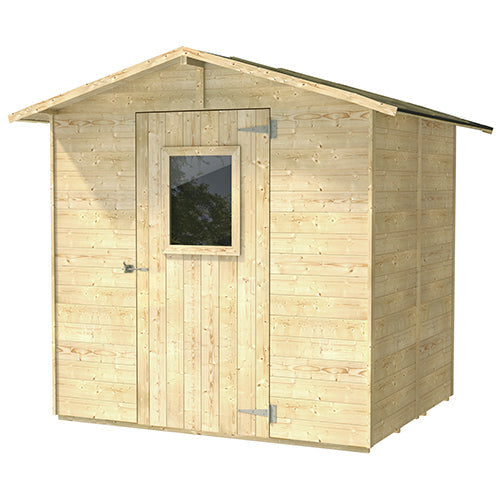 Casetta Box Capanno in Legno per Attrezzi con Porta e Finestra 200X305X214Cm sconto