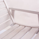 Sedia a Dondolo 58x99xH104 cm in Abete Bianco
