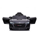Macchina Elettrica per Bambini 12V Licenza Ufficiale Audi R8 New Spyder con Telecomando e Sedile in pelle Nero