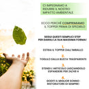 Topper Trapuntato 300 gr/mq con Elastici Air Traspirante Bianco Varie Misure