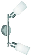 Plafoniera da Interno Attacco E14 in Metallo Nichel Opaco