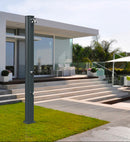 Doccia Solare da Giardino 40L Miscelatore e Lavapiedi Arkema Big Jolly Blu