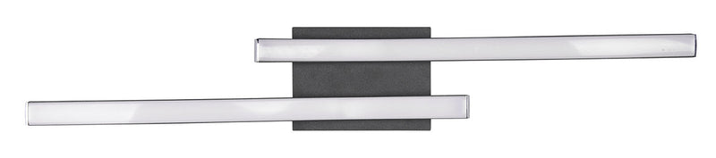 Plafoniera da Interno a LED SMD in Metallo Nero Opaco