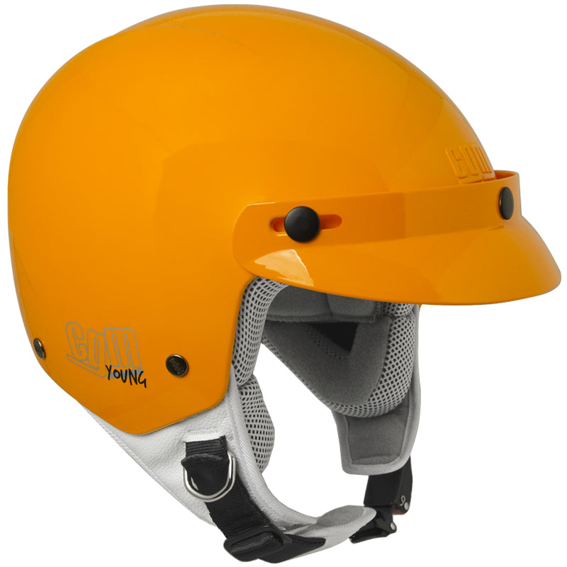 Casco Demi-Jet per Bambini con Frontino CGM Cuba 204A Arancione