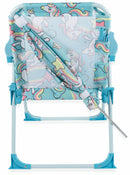 Set 2 Sedie Mare Spiaggine Pieghevoli per Bambini con Ombrello Soriani Oxford Unicorno