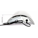 Aspiratore per Unghie da Tavolo 3 Ventole 36W con Sacchetti Porta Polvere 