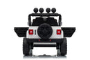 Macchina Elettrica per Bambini 101x59x65 cm Licenza Jeep Rubicon Small Bianco