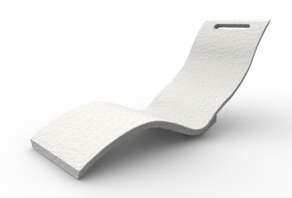 sconto Lettino Chaise Longue Riscaldata da Esterno Giardino Seduta a Terra Arkema Serendipity Hybrida Bianca