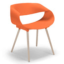 Set 6 Sedie 62x54x74 cm in Polipropilene Diletta Arancione