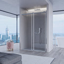 Porta Parete Doccia 1 Anta Scorrevole in Cristallo Trasparente 8mm H195 Bonussi Selina Varie Misure