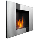 Camino a Bioetanolo da Parete 68,5x53,4 cm Flig New York Cube Senza Vetro