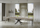 Tavolo Allungabile 200-460x90x77 cm Volantis Cashmere Telaio Antracite 