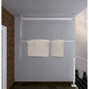 Stendibiancheria da Soffitto Salvaspazio per Interni e Esterni con 5 Aste da 200cm (altezza soffitto 280 cm) Stendinik
