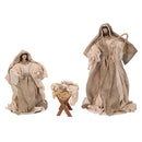 Natività tessuto set 3pz beige cm xh25,5
