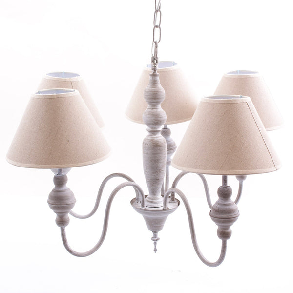 Lampadario a Sospensione Ø65 in Metallo Design Shabby Grigio online